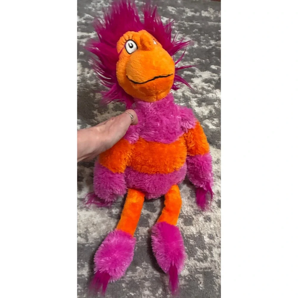 Dr Seuss Wocket in My Pocket Plush and Board Book Set Orange Pink Purple Plush